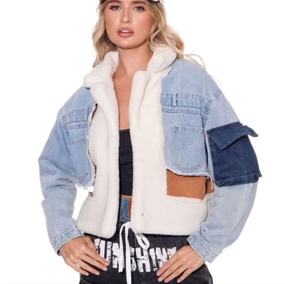 BIDA Denim Patchwork Jacket - Picture 2 of 16